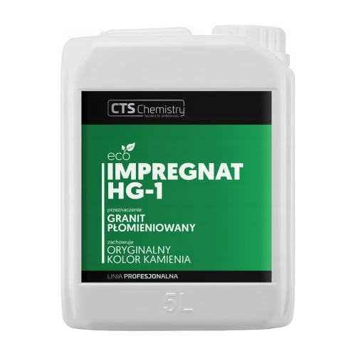 CTS Chemistry HG-1, wodny impregnat do granitu płomieniowanego bez efektu mokrego kamienia – 5 l