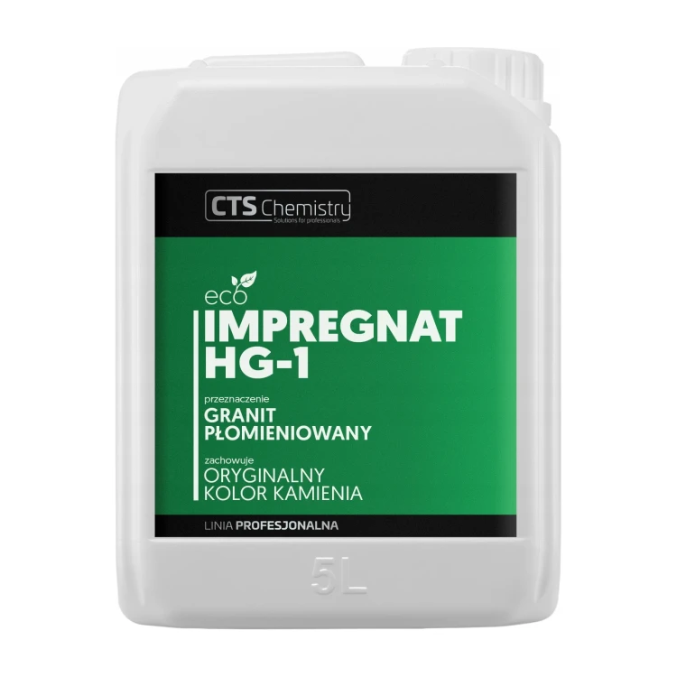 CTS Chemistry HG-1, wodny impregnat do granitu płomieniowanego bez efektu mokrego kamienia – 5 l