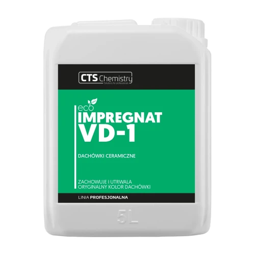 CTS Chemistry VD-1, wodny impregnat do dachówki ceramicznej bez zmiany koloru – 5 l