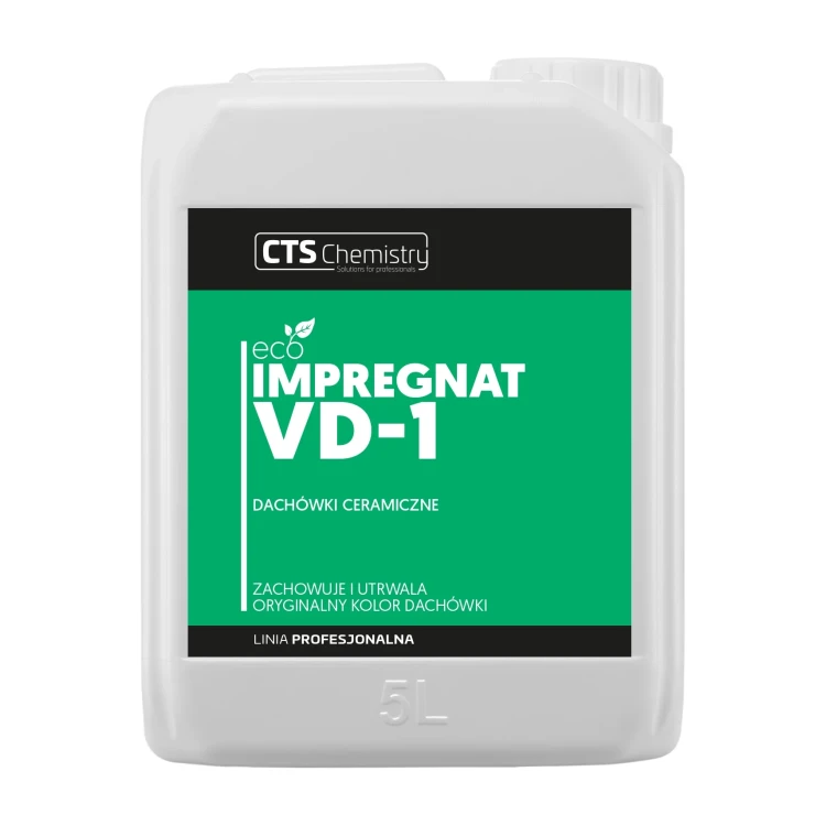 CTS Chemistry VD-1, wodny impregnat do dachówki ceramicznej bez zmiany koloru – 5 l