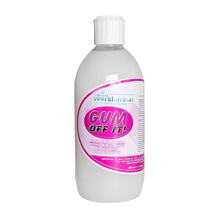 Solution World of Clean Gum Off It, środek do usuwania gumy do żucia – 0,5 l