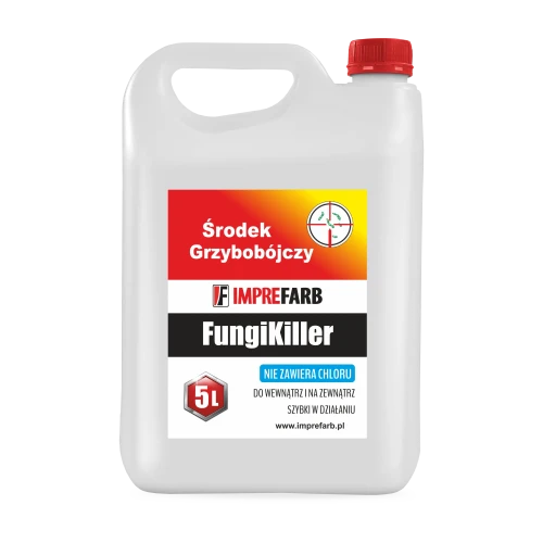 Imprefarb Środek grzybobójczy FungiKiller 5 l, kanister – środek na pleśń do elewacji