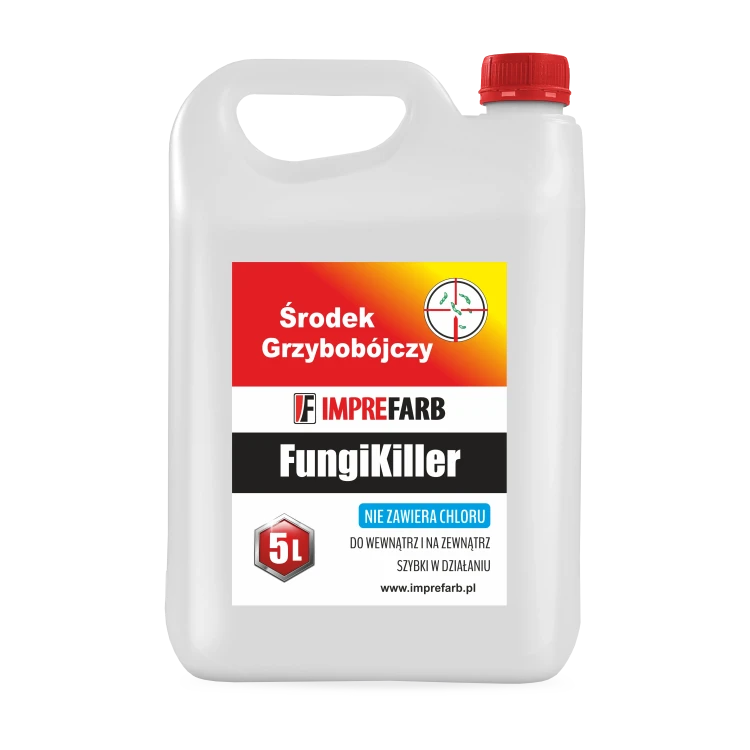 Imprefarb Środek grzybobójczy FungiKiller 5 l, kanister – środek na pleśń do elewacji