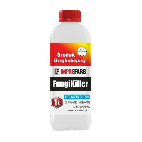 Imprefarb Środek grzybobójczy FungiKiller 1 l, butelka – środek na pleśń do elewacji