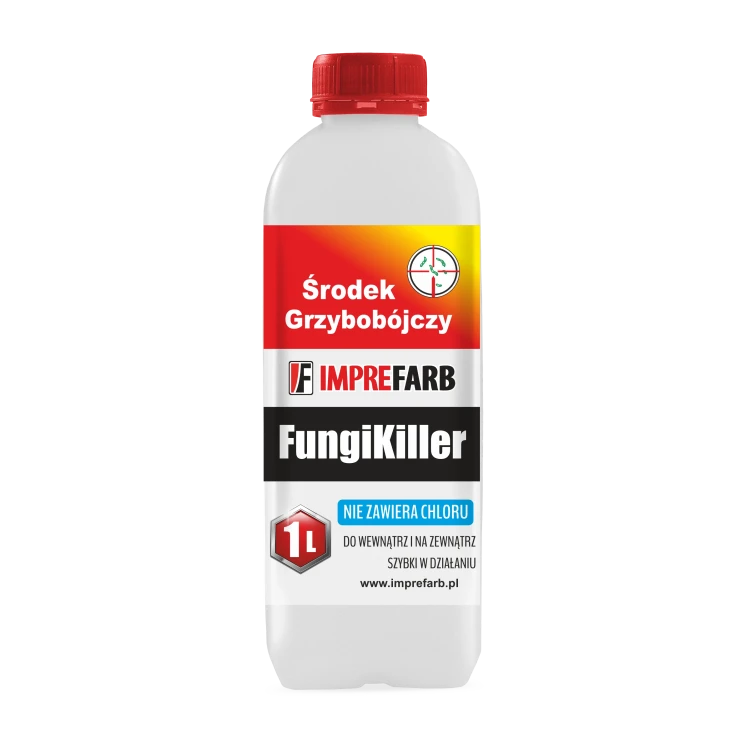 Imprefarb Środek grzybobójczy FungiKiller 1 l, butelka – środek na pleśń do elewacji