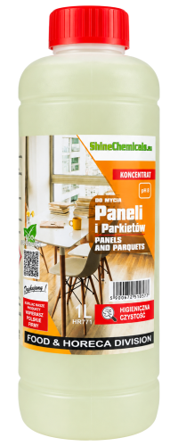 ShineChemicals do paneli i parkietów 1 l, butelka z czerwoną nakrętką