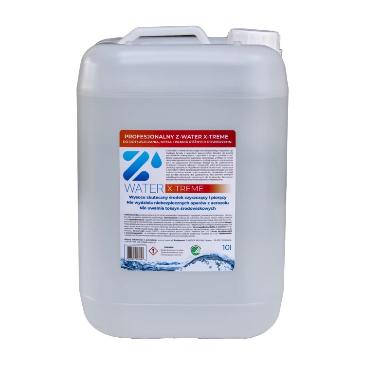 Z-WATER X-Treme, płyn do odtłuszczania i prania – 10 l