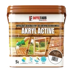ImpreFarb Akryl Active Teak – wodny impregnat koloryzujący do drewna – 5 l