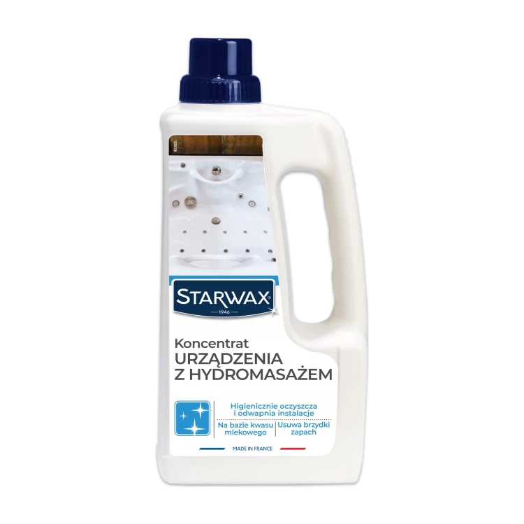 Starwax Urządzenia z hydromasażem – koncentrat do czyszczenia wanny z hydromasażem – 1 l