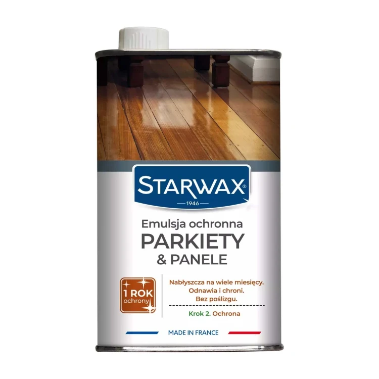 Starwax Parkiety i panele – emulsja ochronna do nabłyszczania – 1 l