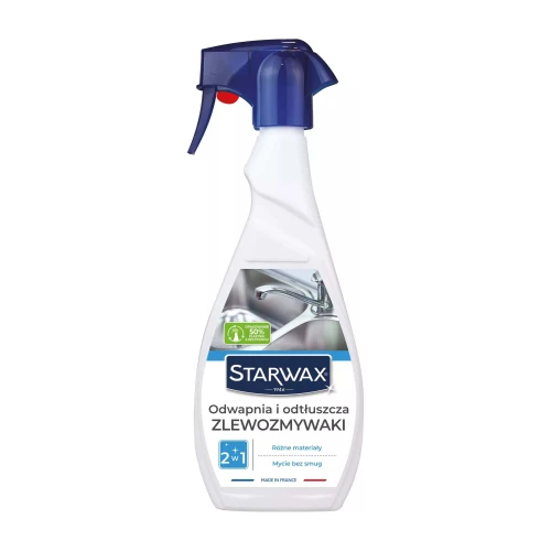 Starwax Zlewozmywaki – płyn do czyszczenia zlewów i usuwania kamienia – 0,5 l