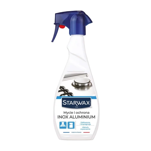 Starwax Mycie i ochrona Inox aluminium – środek do czyszczenia stali nierdzewnej – 500 ml