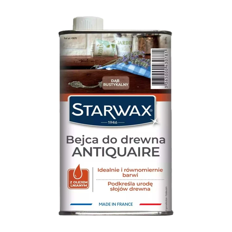 Starwax ANTIQUAIRE – bejca do drewna dąb rustykalny – 0,5 l