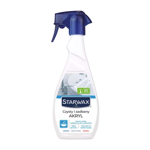 Starwax Czysty i zadbany akryl – środek do czyszczenia wanny akrylowej – 500 ml