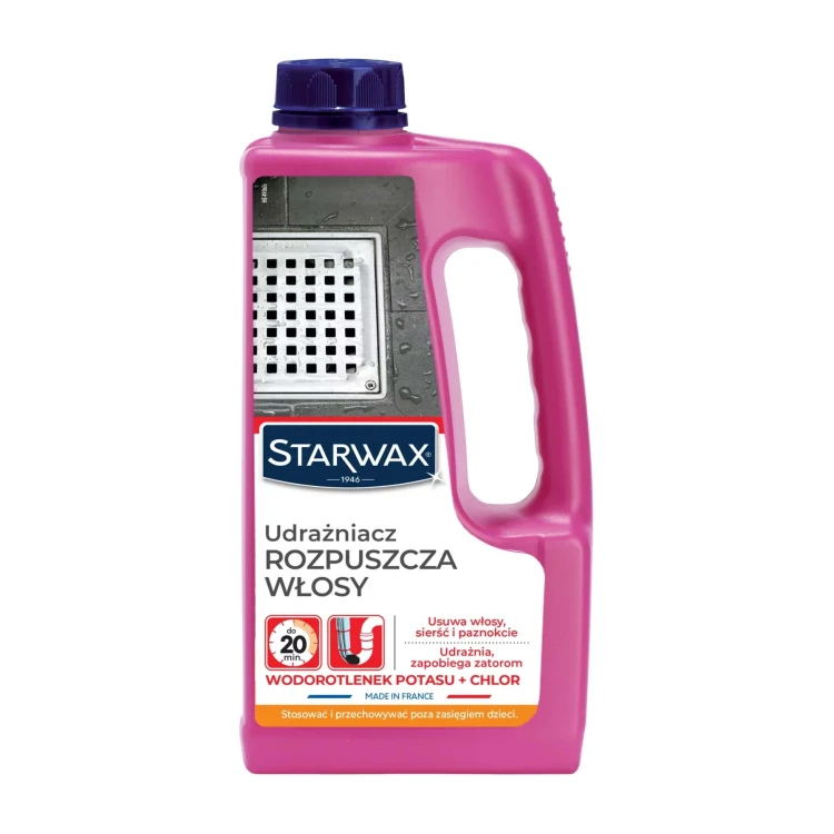 Starwax Rozpuszcza włosy – udrażniacz do rur – 0,9 l