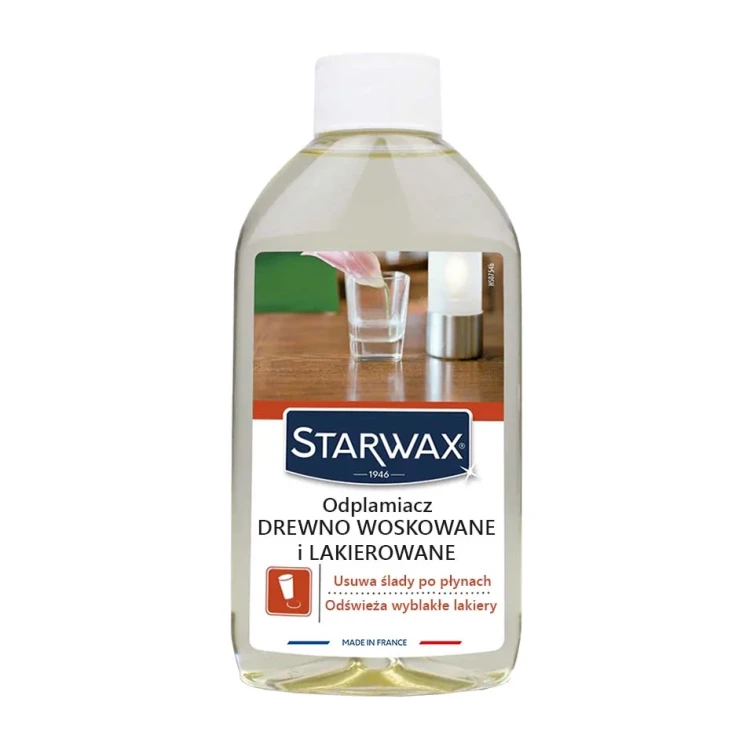 Starwax Drewno woskowane i lakierowane – odplamiacz do mebli – 250 ml