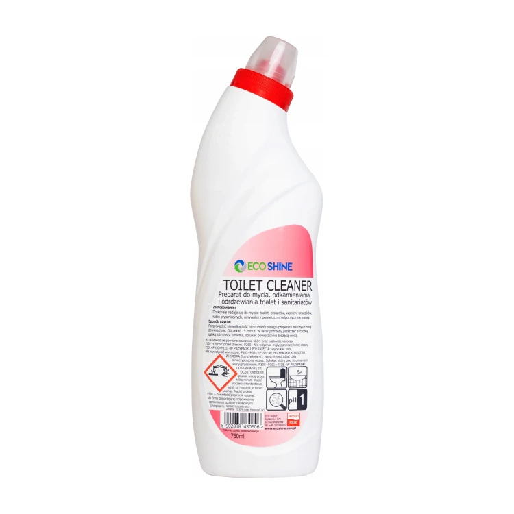 Eco Shine Toilet Cleaner 750 ml, żel do czyszczenia WC, butelka