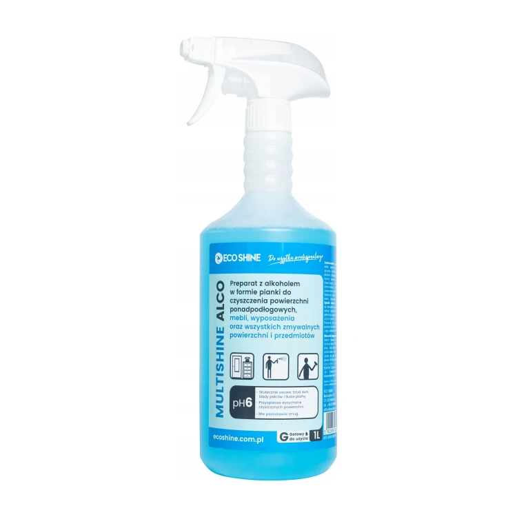 Preparat do czyszczenia powierzchni Eco Shine Multishine Alco – 1 l