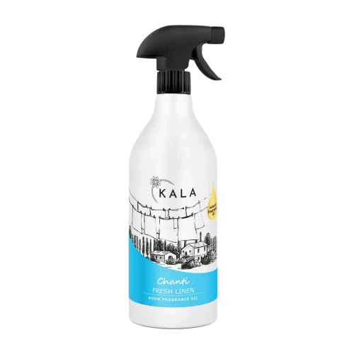 Kala Chanti Fresh Linen 1 l, olejek zapachowy w sprayu, butelka z rozpylaczem