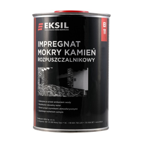 Eksil EI 11 – impregnat do kamienia naturalnego, efekt mokrego kamienia – 1 l