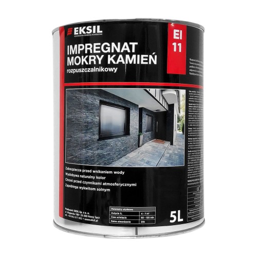 Eksil EI 11 – impregnat do kamienia naturalnego, efekt mokrego kamienia – 5 l