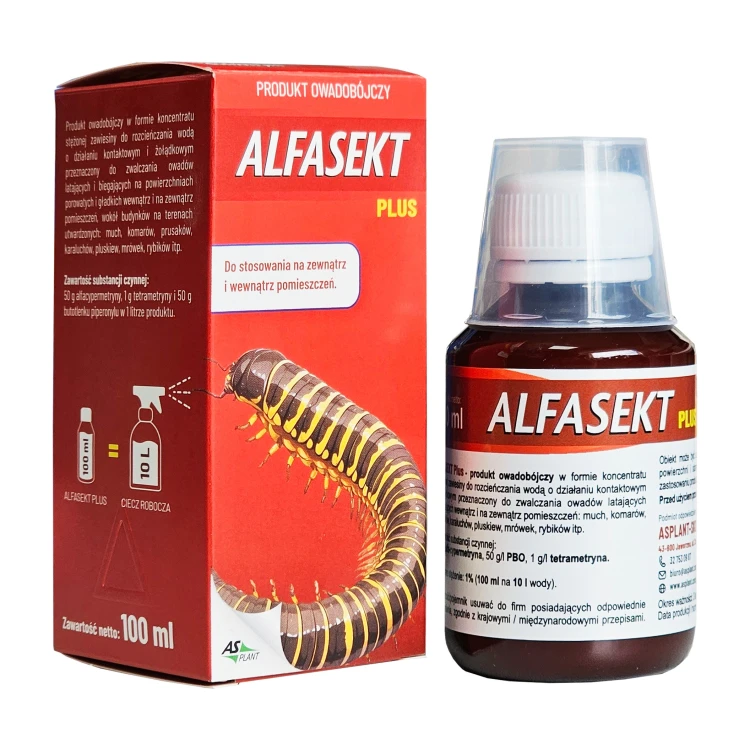 Asplant Alfasekt Plus – środek na owady – 100 ml