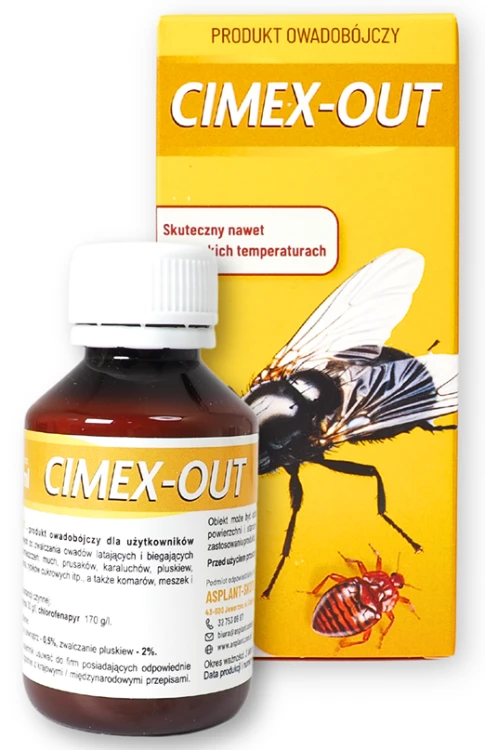 Asplant Cimex Out – koncentrat na pluskwy i inne owady – 100 ml – zdjęcie 2