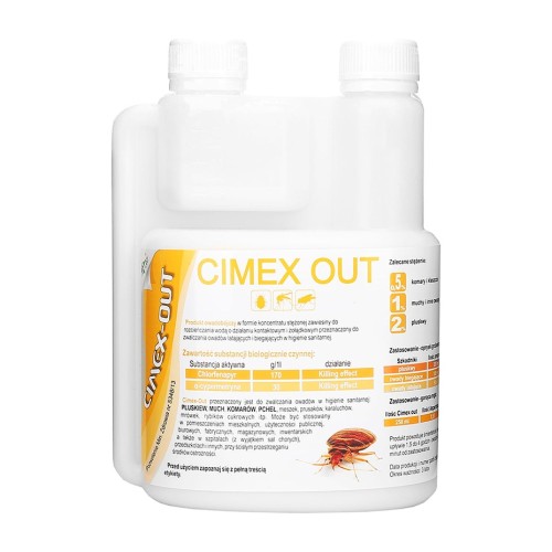Asplant Cimex Out – koncentrat na pluskwy i inne owady – 500 ml