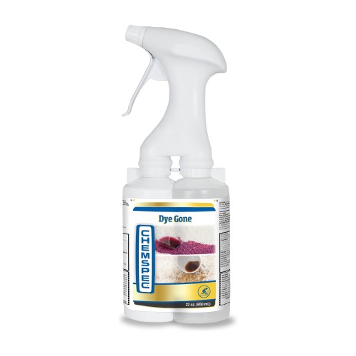 Chemspec Dye Gone – dwuskładnikowy odplamiacz do barwników ze spryskiwaczem – 650 ml