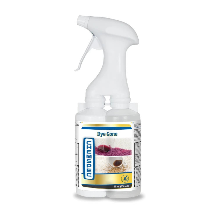 Chemspec Dye Gone – dwuskładnikowy odplamiacz do barwników ze spryskiwaczem – 650 ml