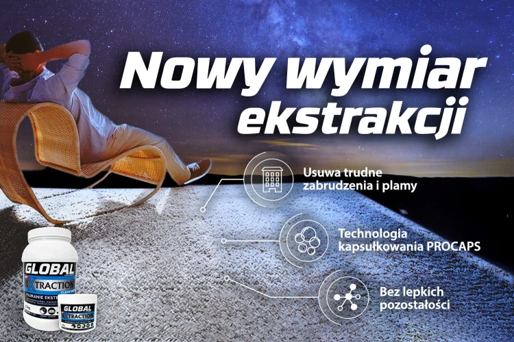Global Extraction Clean S880 – detergent do płukania dywanów i tapicerki – 1 kg – zdjęcie 2