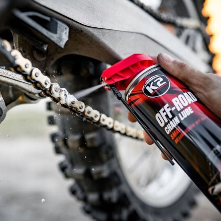 K2 OFF-ROAD smar do łańcucha w sprayu 250 ml – zdjęcie 3