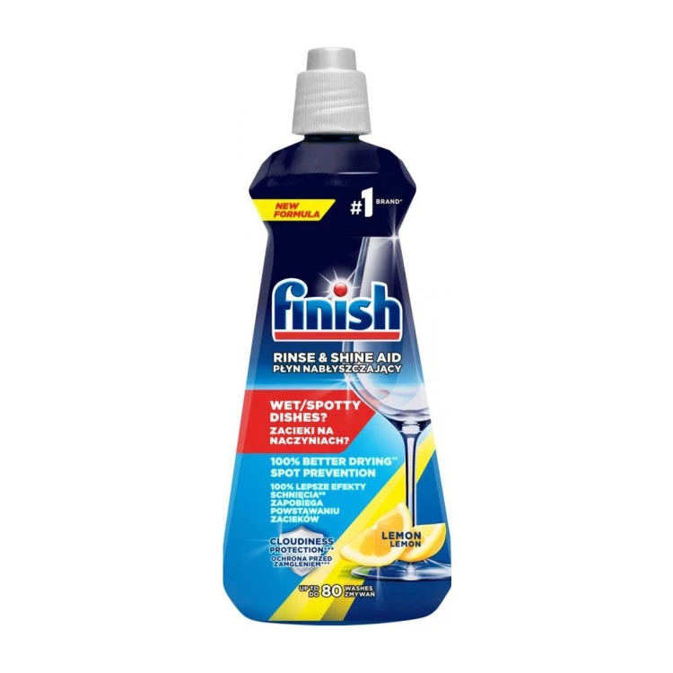 Finish Lemon – nabłyszczacz do zmywarki – 400 ml