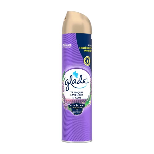 Glade Tranquil Lavender & Aloe – odświeżacz powietrza w aerozolu – 300 ml