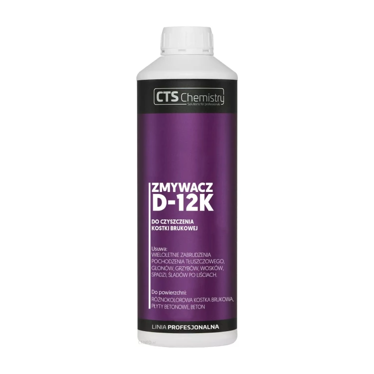 CTS Chemistry D-12K – koncentrat do czyszczenia kostki brukowej – 1 l