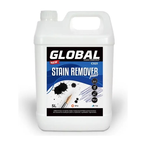Global Stain Remover Plus C521 – odplamiacz do tapicerki meblowej i dywanów – 5 l