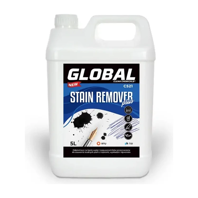 Global Stain Remover Plus C521 – odplamiacz do tapicerki meblowej i dywanów – 5 l