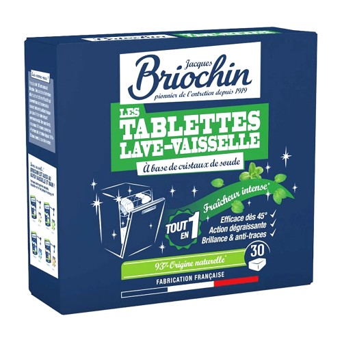 Briochin Fraîcheur intense – tabletki do zmywarki – 30 szt.