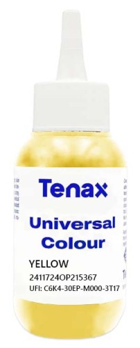 Tenax Universal Colour Żółta – pasta koloryzująca do klejów – 75 ml – zdjęcie 2