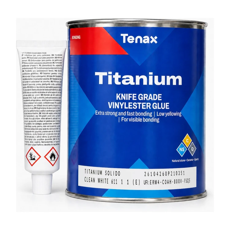 Tenax Titanium Solido Clean White 611 – klej do kamienia – 1 l