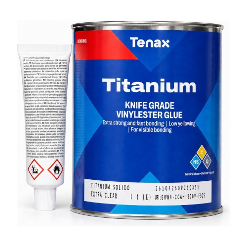 Tenax Titanium Solido Extra Clear – klej do kamienia – 1 l