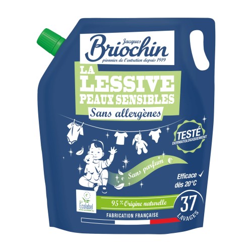 Płyn do prania Jacques Briochin Skóra wrażliwa, koncentrat – 1,7 l
