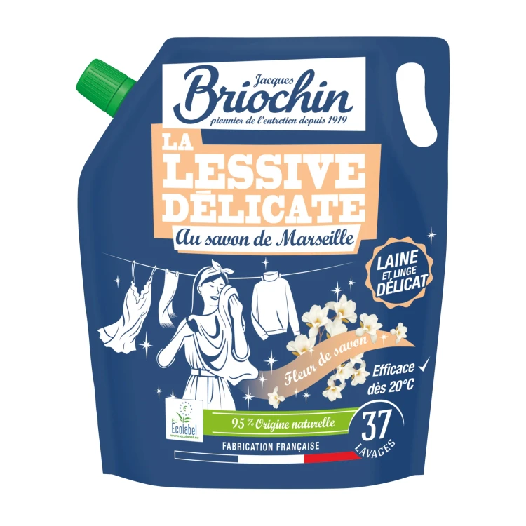 Briochin Mydło marsylskie – płyn do prania tkanin delikatnych, zapas – 1,7 l