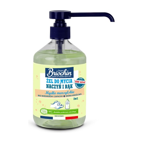 Jacques Briochin Mydło marsylskie – żel do mycia naczyń i rąk – 500 ml