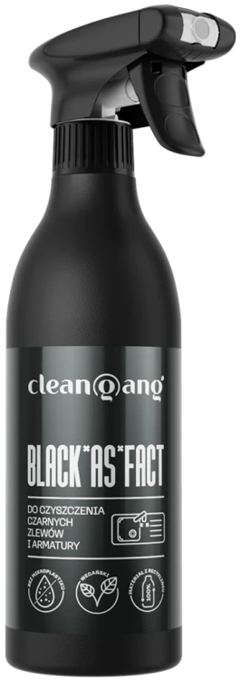 cleangang Black*as*fact – środek do czarnej armatury i zlewów – 500 ml – zdjęcie 2