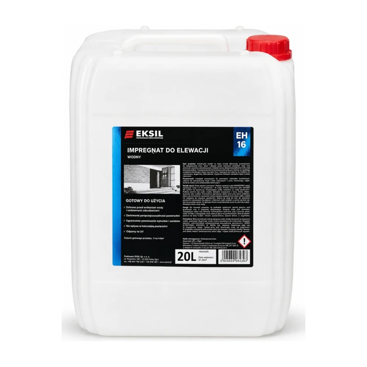 Eksil EH 16 – impregnat do elewacji – 20 l