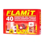 FLAMiT Biała – podpałka do kominka i grilla – 40 kostek