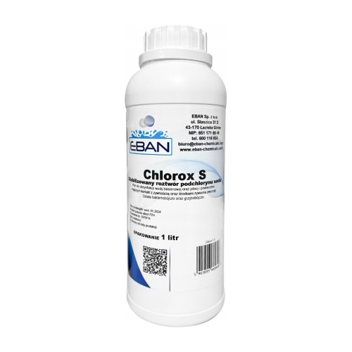 NTCE Chlorox S – chlor do basenu w płynie – 1 l