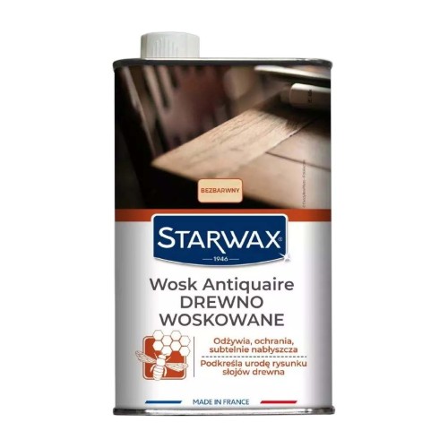 Starwax Antiquaire – wosk do drewna płynny, bezbarwny – 0,5 l