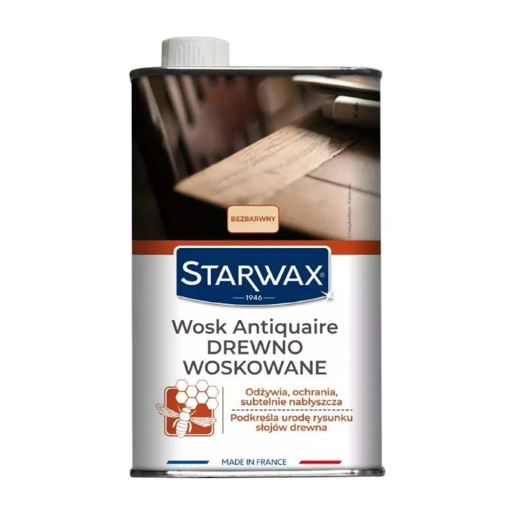 Starwax Antiquaire – wosk do drewna płynny, bezbarwny – 0,5 l